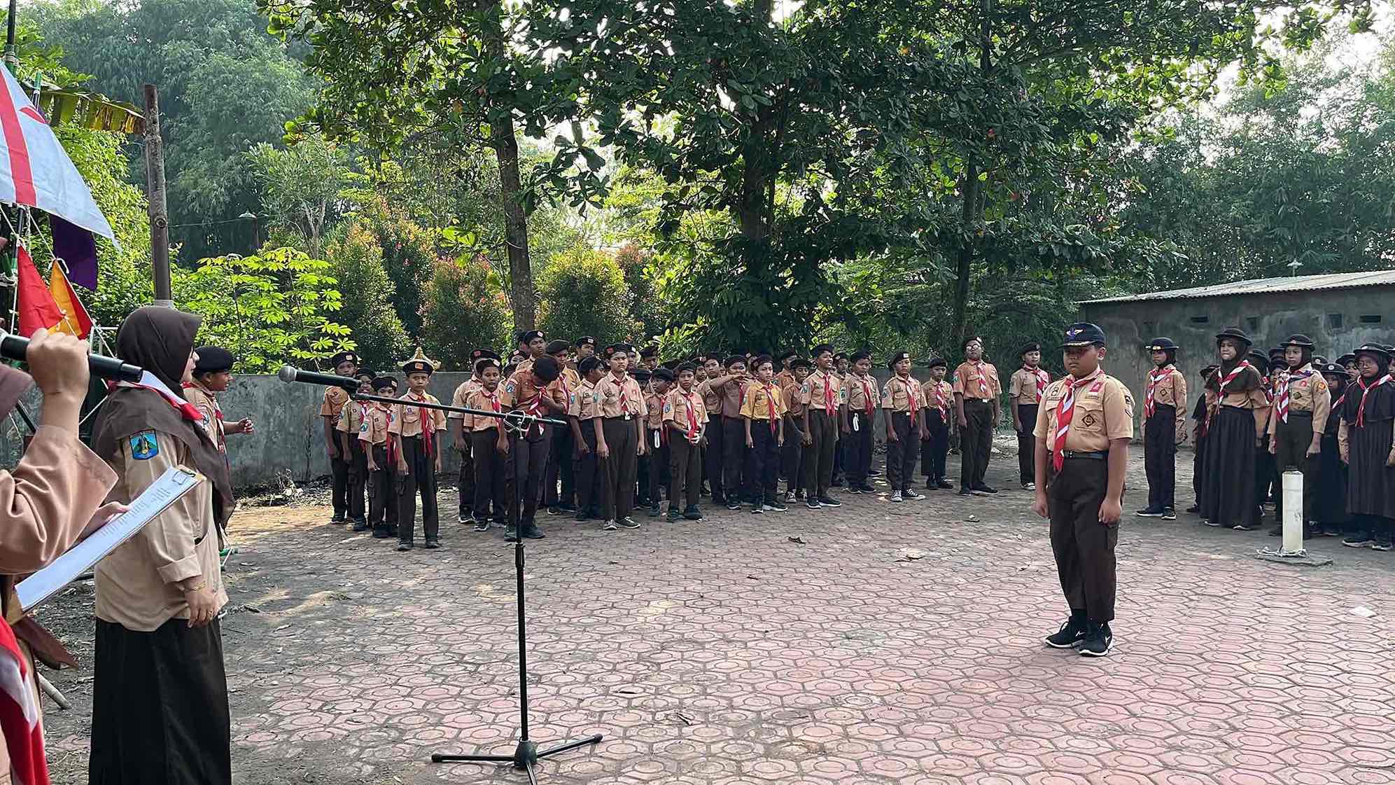 Semangat Pramuka Membara dalam Lomba Tingkat I MI Al-Hidayah Tarik Tahun 2026